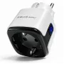 QOLTEC enchufe inteligente WiFi 16A con monitorización de energía y temporizador