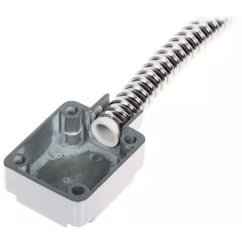 DELTA ATLO-KP-11X400 funda metálica protectora de cables, acero inoxidable, plateado