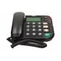 MAXCOM KXT 480 BB Teléfono con cable con pantalla LCD, negro