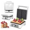MPM MGO-41 gofrera 1600W blanca – gofrera belga con placas antiadherentes