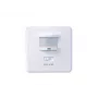 MACLEAN MCE18 detector de movimiento PIR con detección de sonido, montaje en pared, 160°, 1200W, blanco