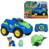 Paw Patrol: La película de los dinosaurios - Vehículo de rescate Chase RC Dino de Spin Master