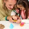 Kinetic Sand Beach Adventure Set - 907g de arena en 3 colores con moldes, herramientas y bandeja de juego