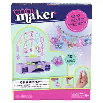 Spin Master Cool Maker Charm'd Charm Studio Set de creación de bisutería DIY