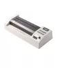 DELI Plastificadora de oficina E3895-EU A3 | Laminación por rodillos calientes a 250 mm/min, máx. 125 micras, anti-atasco, laminación en frío, negro/plata