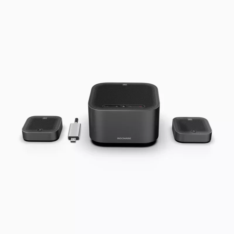ROCWARE A10W Kit de conferencia para salas de reuniones grandes