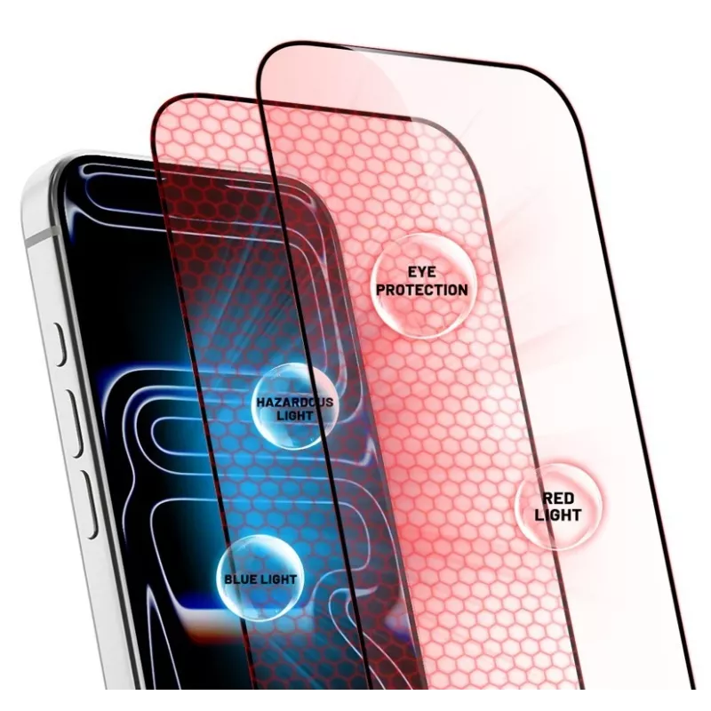 CRONG Tempered Glass OptiRed Lámina protectora de pantalla para iPhone 17 Pro Max