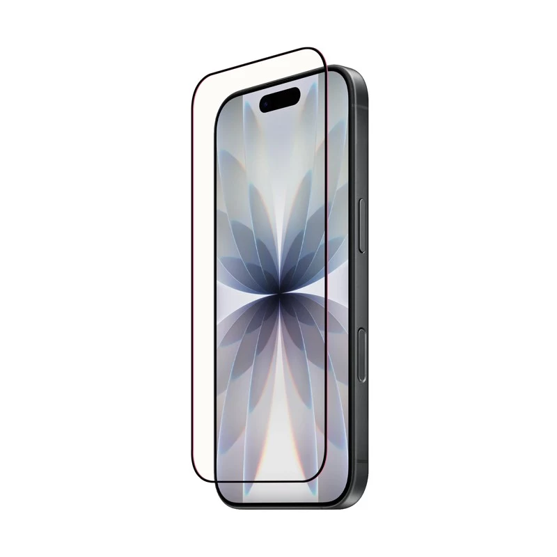 CRONG Tempered Glass OptiRed Protección de pantalla para Apple iPhone 17 - Dureza 9H, 0,33mm, ultraclara, oleófoba, sin burbujas, 1 unidad