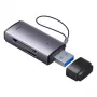 Lector de tarjetas SD y microSD 2 en 1 Baseus USB 3.0 – gris