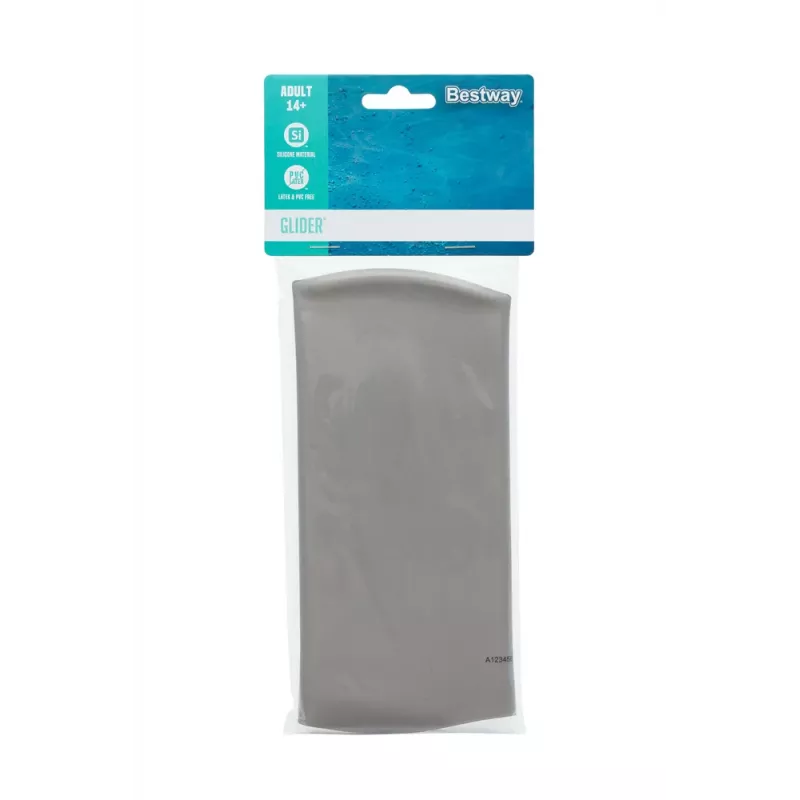 Bestway 26006 Gorro de baño de silicona plateado