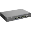 Grandstream GWN7721P switch PoE+ Gigabit 2,5 Layer 2 Lite Managed, 5 puertos (4x 2,5G PoE+, 1x 2,5G), presupuesto 60W, sin ventilador, gestionado por cloud/web
