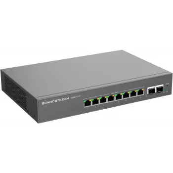 Grandstream GWN7721P switch PoE+ Gigabit 2,5 Layer 2 Lite Managed, 5 puertos (4x 2,5G PoE+, 1x 2,5G), presupuesto 60W, sin ventilador, gestionado por cloud/web