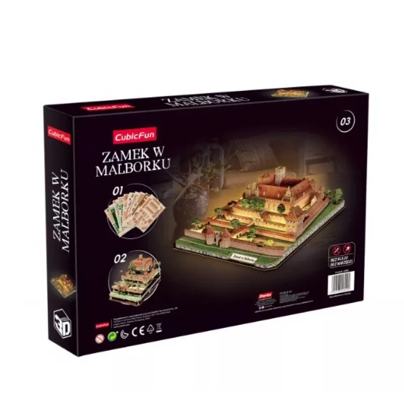 CubicFun Puzle 3D Castillo de Malbork con LED