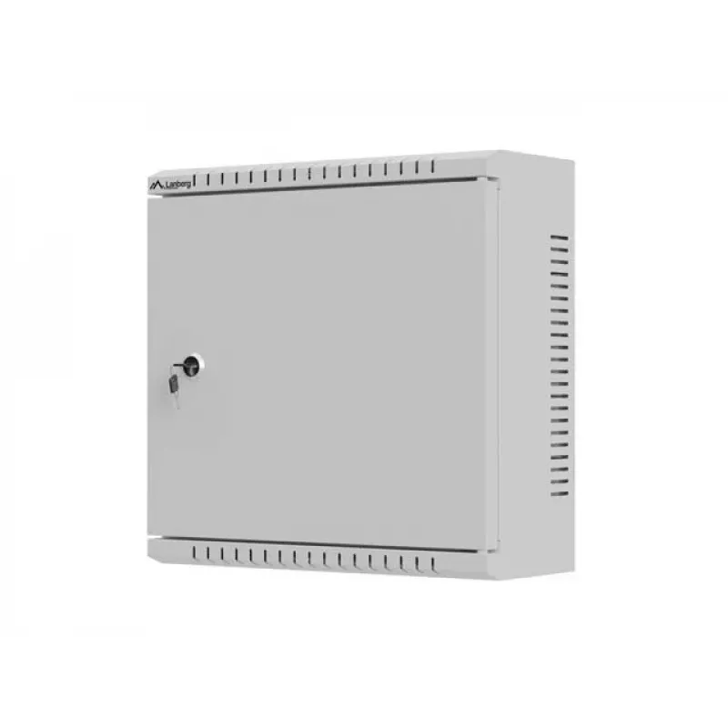 Lanberg TPR 10 armario de instalación de montaje en pared con placa Mesh 340x340x140 mm gris (montado)