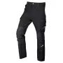 NEO TOOLS Mix&Match pantalón de trabajo 4-way stretch, negro-verde, talla S
