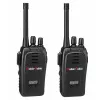 LEAN TOYS Walkie Talkie USB Reducción de Ruido Negro 200M Alcance