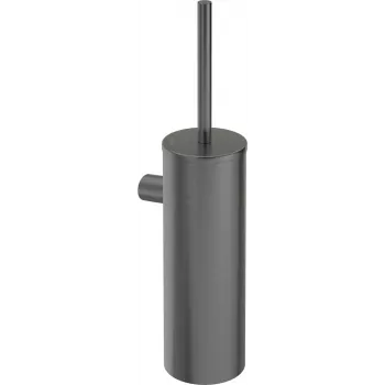 DEANTE ADR_D721 Escobilla de Inodoro de Pared con Soporte, Negro