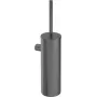 DEANTE ADR_D721 Escobilla de Inodoro de Pared con Soporte, Negro