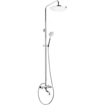 DEANTE NAC_01QT Grifo de bañera de pared con conjunto de ducha, Cromo