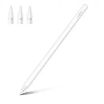 UGREEN LP653 Lápiz stylus para Apple iPad con carga inalámbrica, Blanco