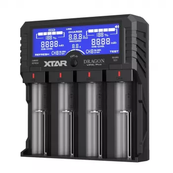 XTAR VP4L Plus Cargador de baterías 18650 Li-ion/Ni-MH/Ni-Cd