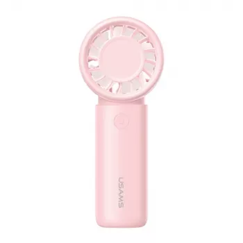 USAMS BC Series Ventilador de mano, Rosa, 500mAh