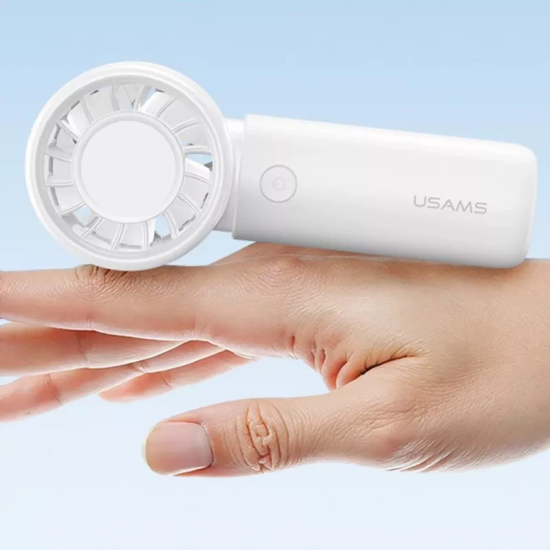 USAMS BC Series Ventilador de mano, Rosa, 500mAh