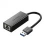 Adaptador de red USB 3.0 a Gigabit Ethernet UGREEN CR111 Negro