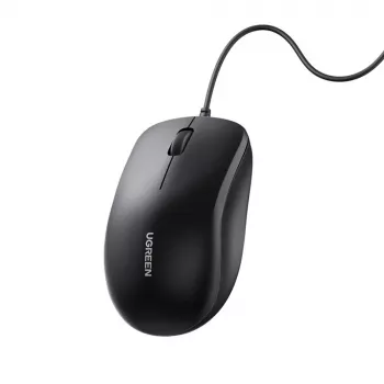 Ratón óptico con cable UGREEN 1200 DPI - Negro