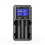 Cargador de baterías XTAR VX2 PRO SET, 3,7V/1,5V/1,2V