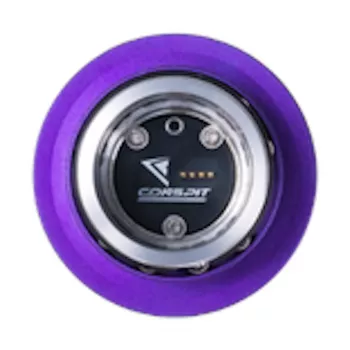 Conspit CDR Adaptador de liberación rápida 50mm PCD – lila/plata