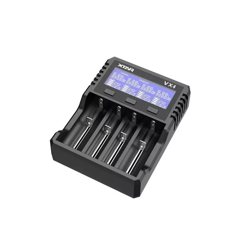 XTAR VX4 V2 KT Cargador de baterías Li-ion/LiFePO4/Ni-MH 18650