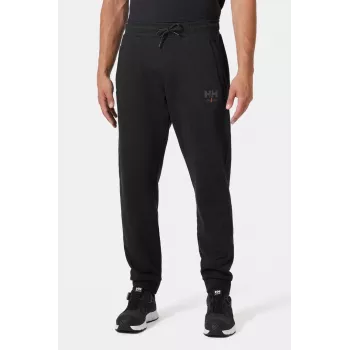 Helly Hansen Essential pantalones de chándal negros hombre corte regular French Terry