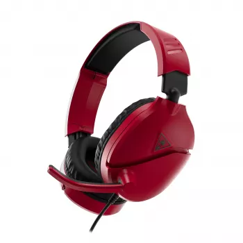 Turtle Beach RECON 70 auriculares gaming over-ear con cable y micrófono plegable, rojos (TBS-8055-02)