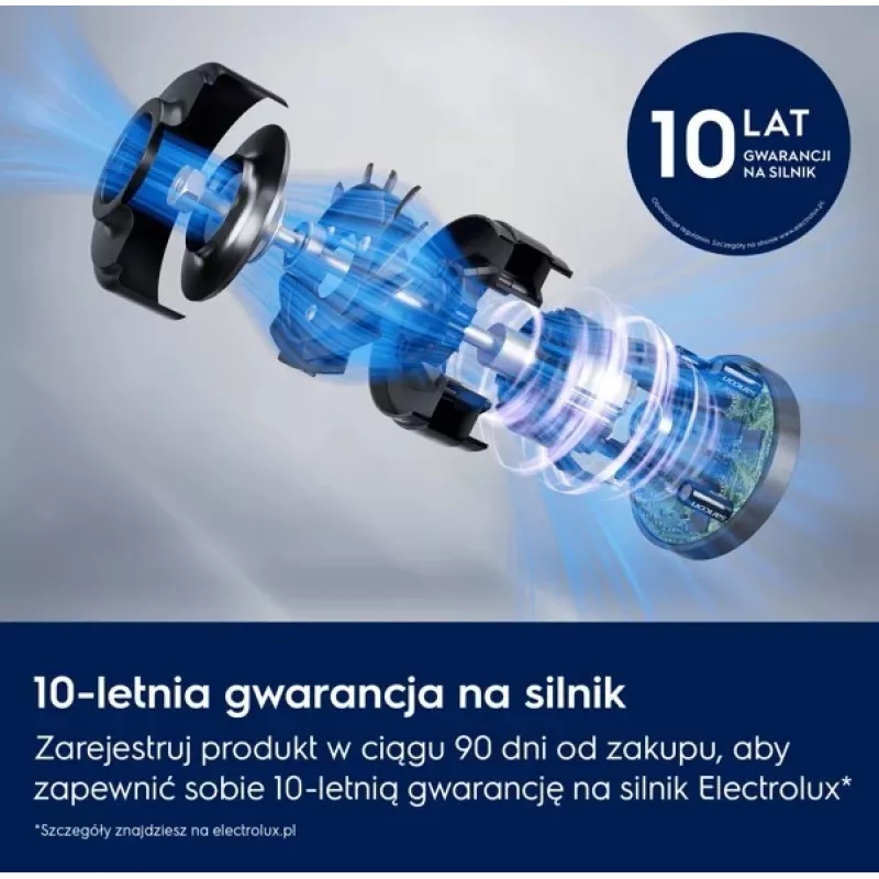 Electrolux Clean 600 EP61CB21W Aspirador de escoba con batería, 21,6V, 55 min de autonomía, 0,3L de depósito, blanco