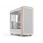 Caja semitorre Fractal Design Summit Chalk White TG Clear Tint con frontal de roble auténtico