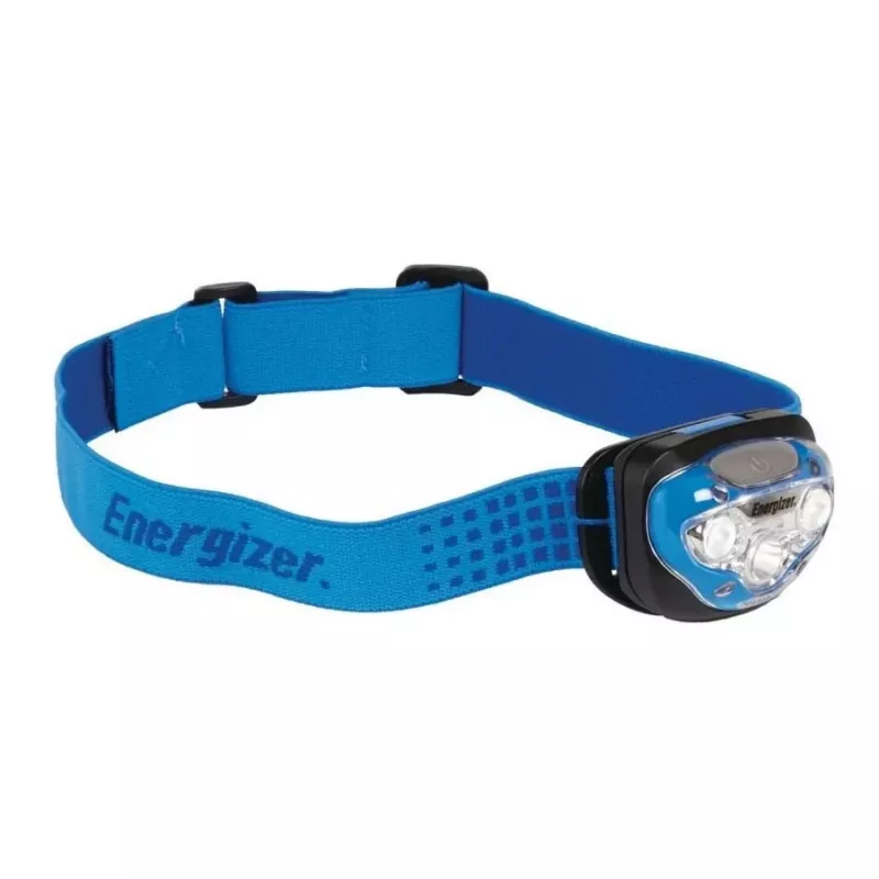 Energizer 326243 linterna frontal LED, 200 lúmenes, IPX4 resistente a salpicaduras, incluye 3 pilas AAA, negra