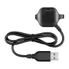 Cable de datos con pinza de carga Garmin Forerunner 20/25 - 1 m USB-A a pinza propietaria, negro
