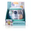 B-KIDS Rollabout Ball Top Infantino – peonza de juguete en color menta con bolas sonoras para bebés a partir de 6 meses