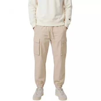Champion Pantalón cargo de tejido hombre beige 221867 MS041 talla L