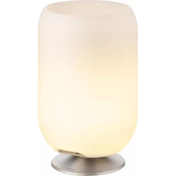 KOODUU lámpara LED con altavoz y refrigerador Atmos plata