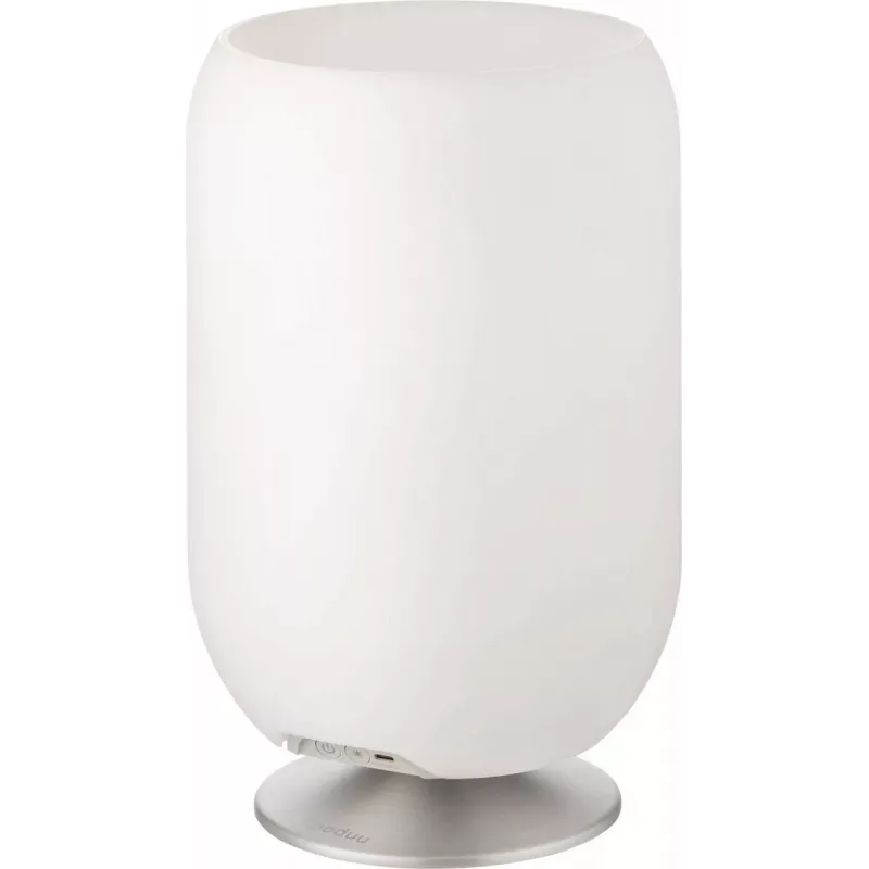 KOODUU lámpara LED con altavoz y refrigerador Atmos plata