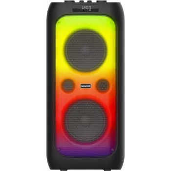SENCOR Partycon WAVE altavoz de fiesta portátil 100W con TWS, IPX4, LED y entrada de micrófono
