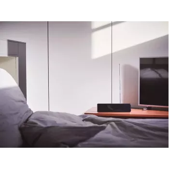 Philips SDV5225/12 antena de interior para TV con ganancia ajustable, cable coaxial de 1,8 m, 75 ohmios, filtro 3G/4G, DVB-T/T2