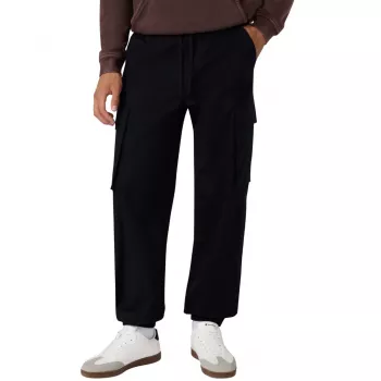Champion pantalón cargo tejido para hombre Negro 221867 KK001 XL