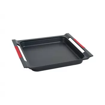 Teka Bandeja de horno de hierro fundido para hornos de 70 L, 45,5 x 37,8 cm