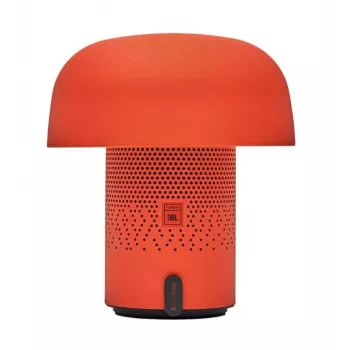 KOODUU Sensa Play Altavoz Bluetooth portátil con lámpara LED RGB regulable, protección contra salpicaduras IPX4, emparejamiento TWS, USB-C, Naranja