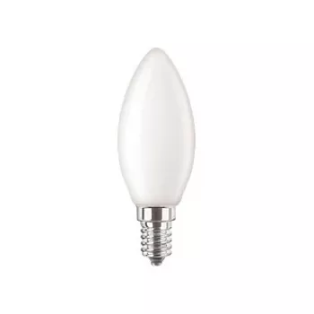 Philips CorePro bombilla LED vela 4,3W E14 2700K mate B35