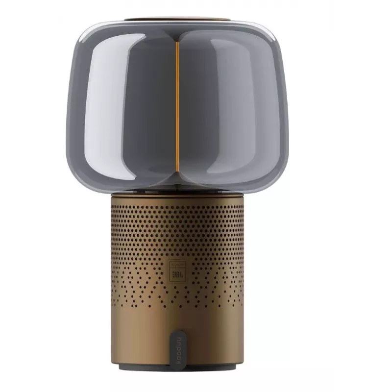 KOODUU Serena Play lámpara LED portátil con altavoz Bluetooth marrón