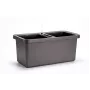 URBALIVE BERBERIS DUO jardinera con autorriego 78 x 39 cm gris